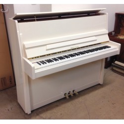 Piano Droit Rieger-Kloss 118 Moderna Blanc Brillant