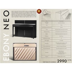 Piano numérique SAMICK Ebony Neo 3, noir brillant