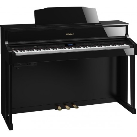 Piano numérique ROLAND HP605-PE Noir Brillant