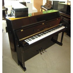 Piano droit WALDSTEIN, 110 G, finition noir brillant