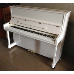 PIANO DROIT SAMICK JS-121 MD Blanc Brillant