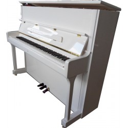 PIANO DROIT WILH.STEINBERG P-118 Blanc Brillant