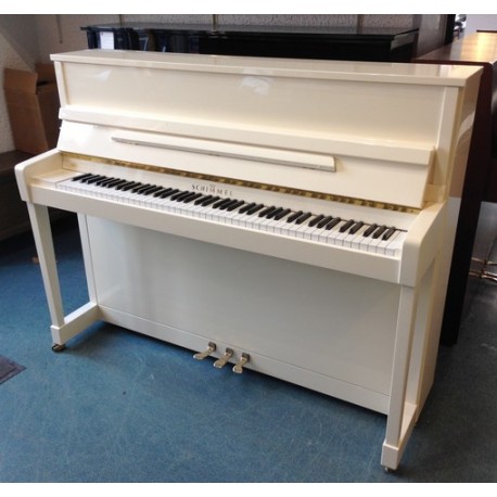 Piano Droit Schimmel 116 International Blanc poli