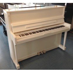 Piano Droit SCHLOGL Bohemia 123 Exclusive Blanc brillant