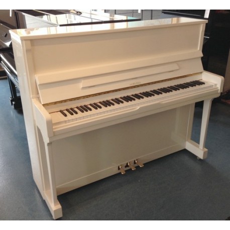 Piano Droit SCHLOGL Bohemia 123 Exclusive Blanc brillant