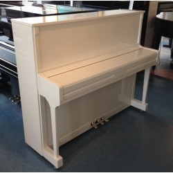 Piano Droit SCHLOGL Bohemia 123 Exclusive Blanc brillant