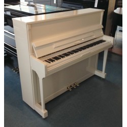 Piano Droit SCHLOGL Bohemia 123 Exclusive Blanc brillant