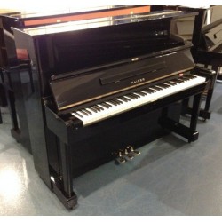 piano droit Kaiser 121 made by Yamaha Noir Brillant