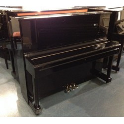 piano droit Kaiser 121 made by Yamaha Noir Brillant