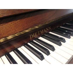 Piano Droit DIETMANN 116 Barock Acajou satiné