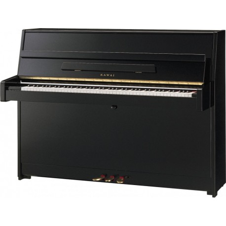 PIANO DROIT KAWAI K-15e 110cm Noir Brillant