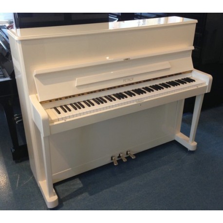 Piano Droit PETROF 118 P1 Blanc brillant
