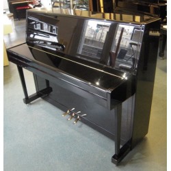 Piano droit ROSLER, modèle 113, finition noir brillant
