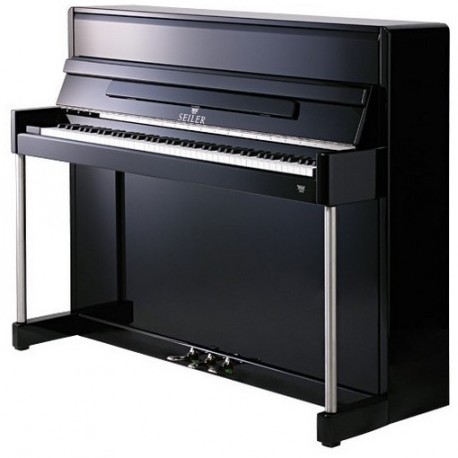 PIANO DROIT SEILER 116 Clou Trend-Line Noir Brillant