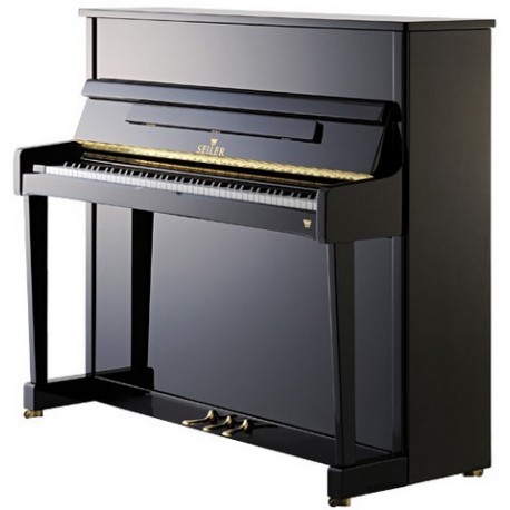 PIANO DROIT SEILER 122 Primus Noir Brillant PRIX : NOUS CONSULTER