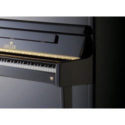 PIANO DROIT SEILER 122 Primus Noir Brillant PRIX : NOUS CONSULTER