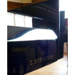 Piano Droit C.BECHSTEIN 116 Millenium Silent Noir/Chrome poli