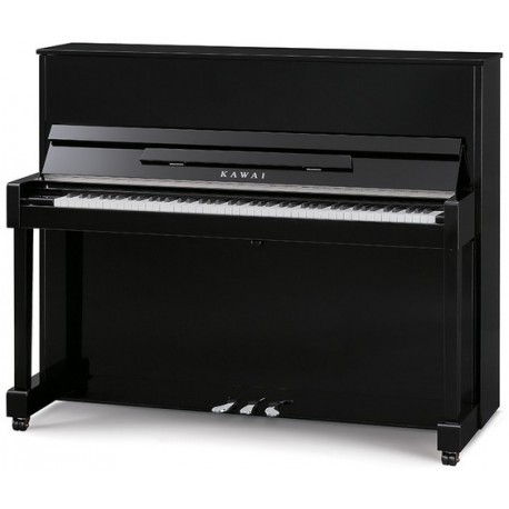 PIANO DROIT KAWAI ND21 Noir Brillant/Chrome 1m21