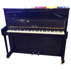 Piano Droit SAUTER 122 Carus Noir Poli *RECENT*