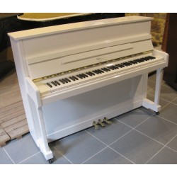 Piano Droit GEORGE STECK US-12 T Blanc brillant