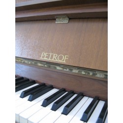 Piano Droit PETROF 106 Noyer Satiné