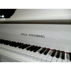 PIANO A QUEUE WILH.STEINBERG P 152 Blanc brillant /NOUVEAUTE