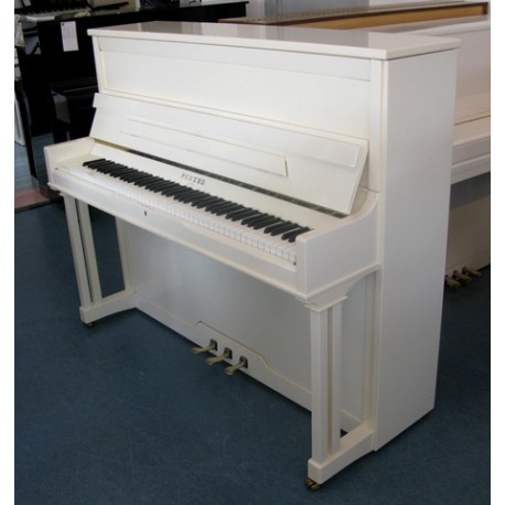 Piano Droit PLEYEL P124 Blanc Brillant