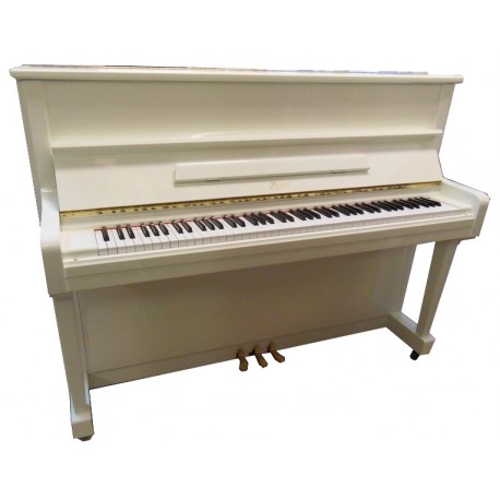Piano Droit BOSTON UP 118 E Blanc brillant