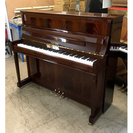 Piano Droit SAUTER 120 R2 acajou pyramidal Brillant