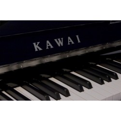 PIANO DROIT KAWAI ND21 Noir Brillant/Chrome 1m21