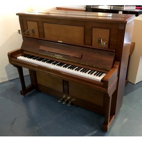 Piano Droit occasion SAMICK SU-127 Noyer satiné