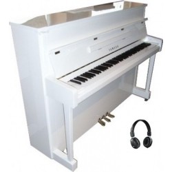 PIANO DROIT YAMAHA b2e SILENT SG2 113cm Noir Brillant “offres promotionnelles en magasin ou au 04 72 41 92 24”