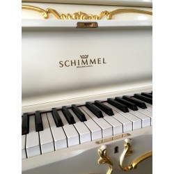 Piano occasion SCHIMMEL 112 B Baroque blanc mat