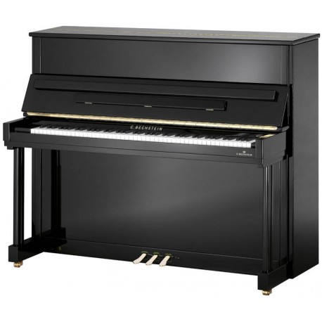 PIANO DROIT NEUF C.BECHSTEIN Classic 124  Noir Poli