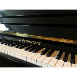 PIANO DROIT NEUF C.BECHSTEIN Classic 124  Noir Poli