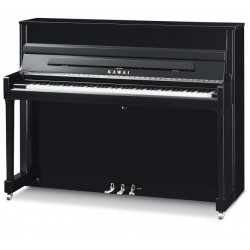 PIANO DROIT KAWAI K-200 114cm Noir Brillant