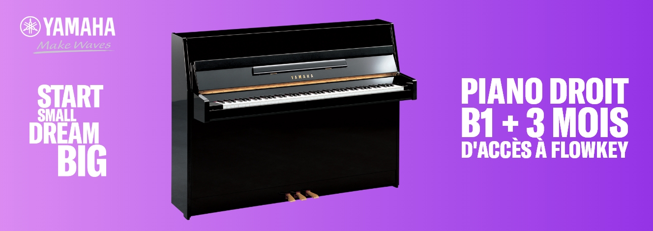 piano droit Yamaha YUS5 TRANSACOUSTIC - noir brillant